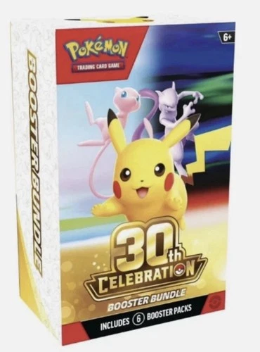 6x Pokémon TCG 30th Anniversary Booster Bundle SEALED - PRESALE- Free Ship!