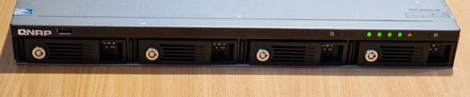 QNAP TS-459U-SP+ Network Attached Storage NAS Atom 1.8 GHz CPU;1GB RAM;2Tb strge - Image 2 of 4