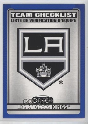 2021-22 O-Pee-Chee Team Checklist Blue Border Los Angeles Kings #564 e6j