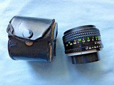 Ancien objectif photo Minolta MC Rokkor  PF 1:1.7 50mm