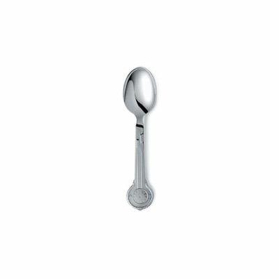 Gense Tauflöffel Klokke mit Blumen, Besteck, Löffel, Silber 830, 15.5 cm, 20296