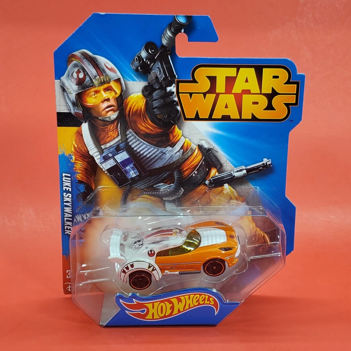 Star Wars Hot Wheels Character Car X-Wing Pilot Luke Skywalker Die