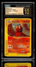 💎 Magcargo H16/H32 Skyridge Holo GRADE 10 PRISTINE GOLD LABEL TOP POP 10!💨 on eBay
