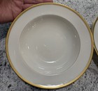2 LENOX RIM SOUP/PASTA/DESSERT BOWLS 8 1/2" Gold encrusted rim early green mark — photo 2
