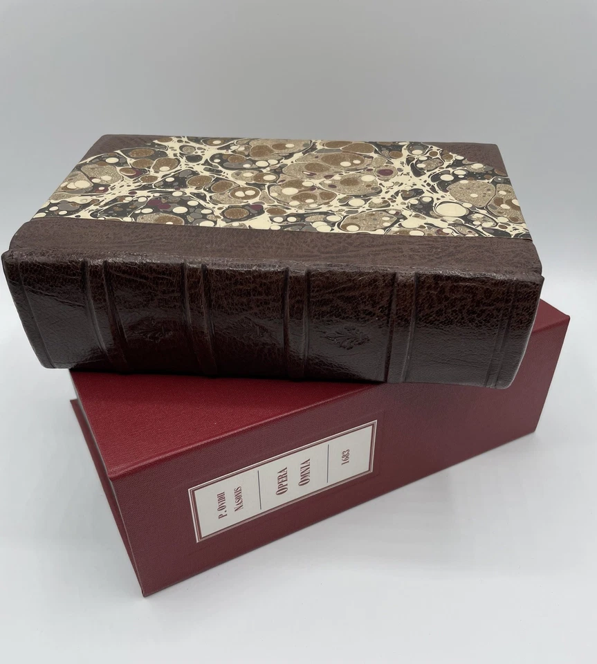 P. Ovidii Nasonis Opera Omnia Ovid's Works (1683) Fine Binding & Archival Box - Image 4 of 4