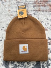 Carhartt Unisex Knit Cuffed Beanie Hat Acrylic Winter Pull on Knit Cap NWT