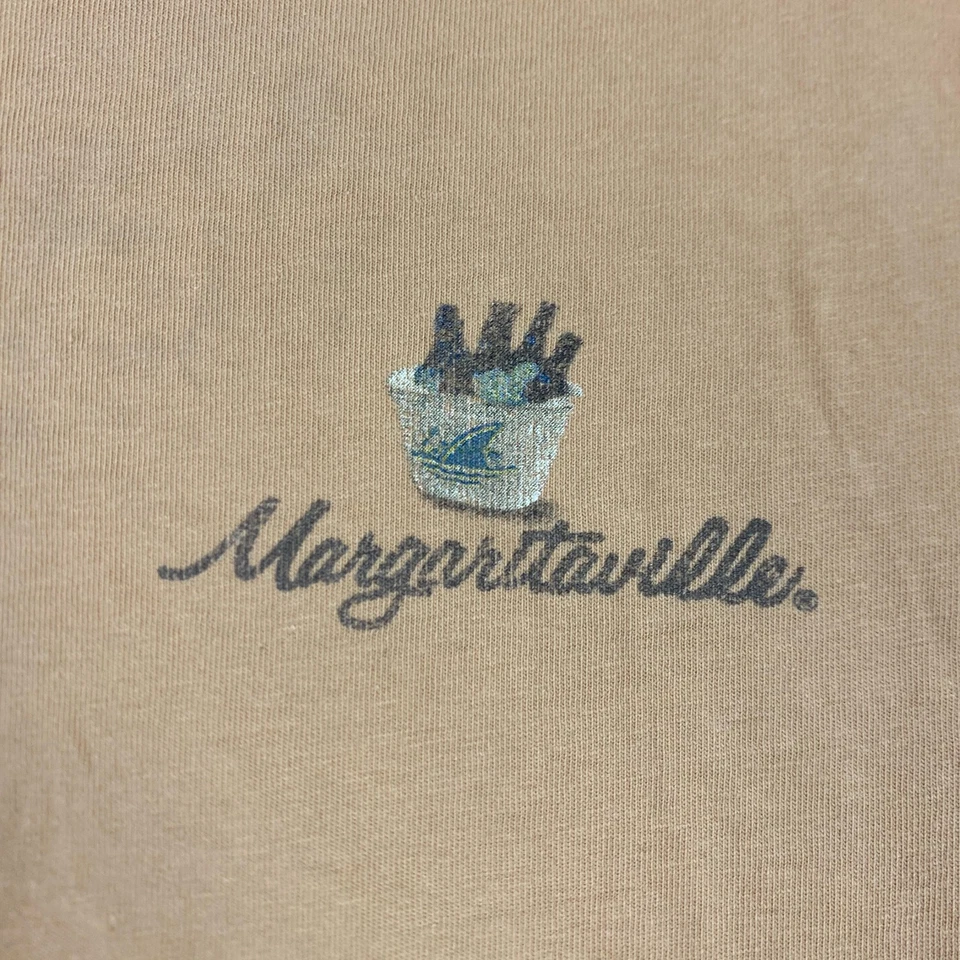 Camisa masculina Margaritaville XL bronzeada chillin & grillin gráfica praia Jimmy Buffett - Imagem 4 de 4