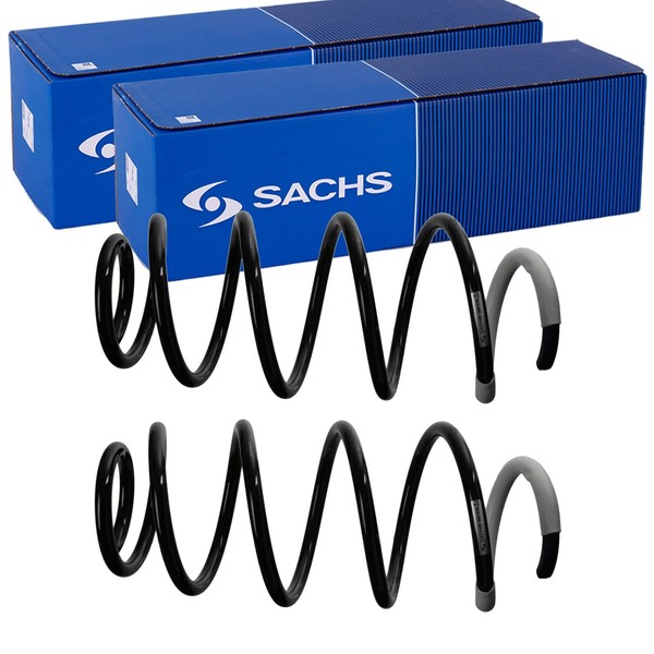 2X Sachs Fahrwerksfedern Vorne Passend FÜR CitroËN Berlingo C4 Links+Rechts-image