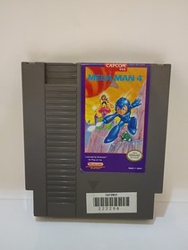Mega Man 4 Nintendo NES Complete in Box Megaman 4 Tested CIB with Manual "RARE"