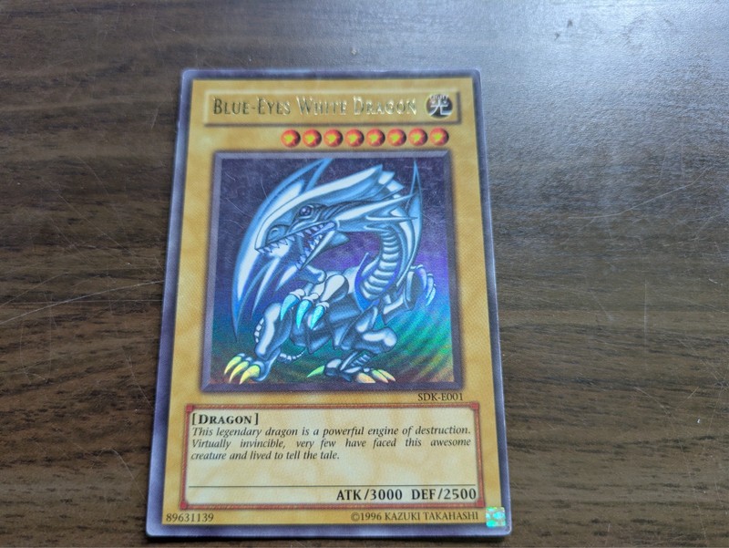 Yu-Gi-Oh! | Blue-Eyes White Dragon | Ultra Rare | SDK-E001 | Unlimited | VLP