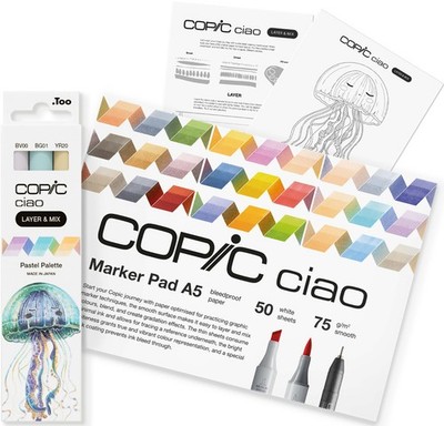 COPIC Marker ciao ''LAYER & MIX Starter Set'' Pastell
