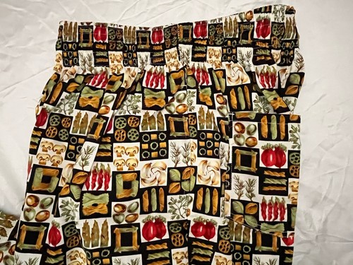 Uniform City Size Large Chef Pants 4 Pockets Banded Waist Draw Close 34X33 - Picture 2 of 5