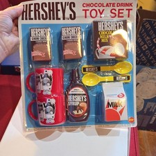 Hershey's VIntage Chocolate Drink Pretend PlayKitchen Set Toy, Plastic, MPN 1600