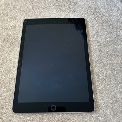 Apple iPad Model A1674 (Gray) - Cracked Screen/Not Working