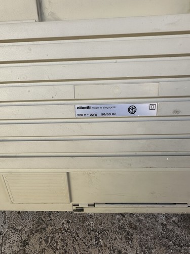 OLIVETTI PT 505 macchina da scrivere elettronica funzionante - Foto 12 di 12