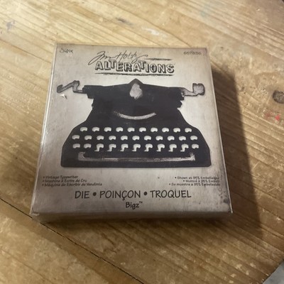 Sizzix Cutting Die Tim Holtz Alterations Vintage Typewriter 657836