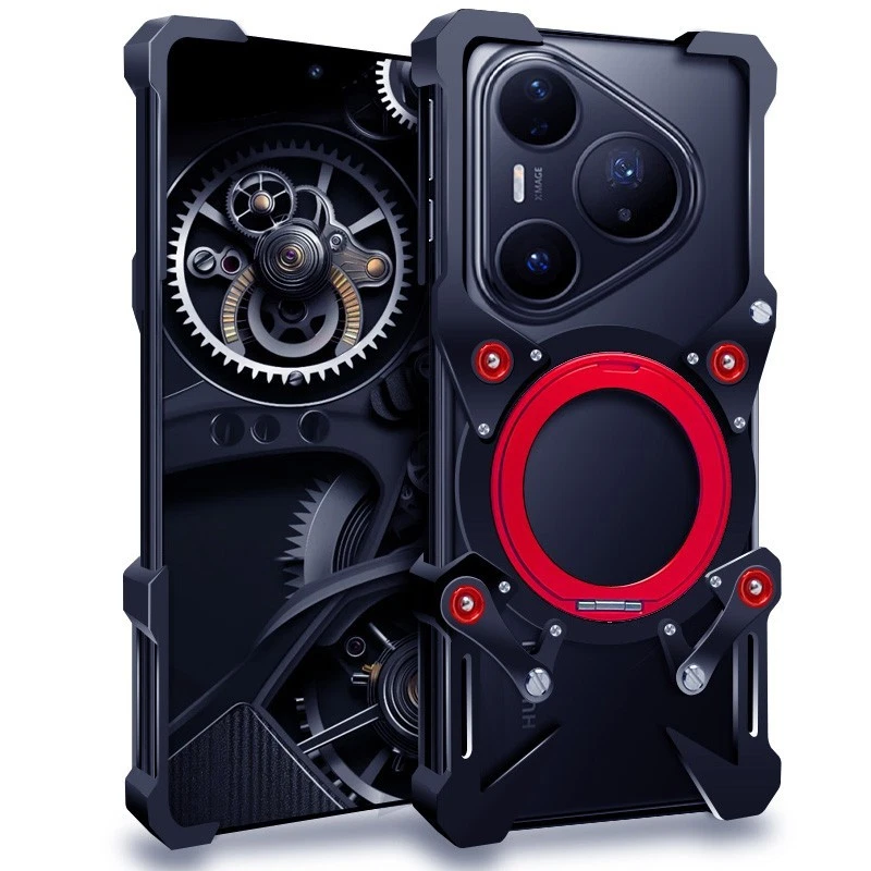 Ring Bumper Case For Huawei Pura 80 70 P60 Pro+ Ultra Aluminum Metal Frame Cover - Image 2 of 4