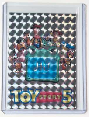 Toy Story 5 Limited Edition Artist Signed  Pixar Classic  Refractor Card 1/1