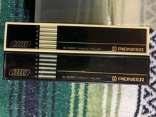 LOT OF 2 Pioneer CD Magazine 6-Disc CD PRW-1141 3 Sleeves White Black