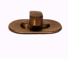 Old Style Coach Purse Turn Lock  LARGE  Antique Brass Finish Replacement Part