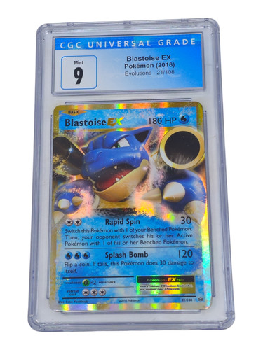 Blastoise-EX graded CGC 9 for sale on eBay