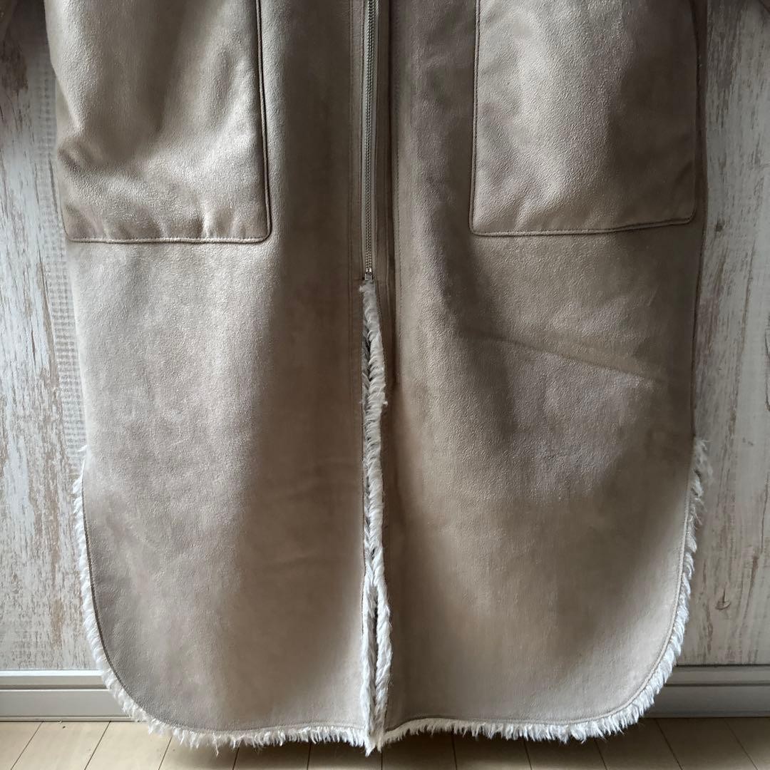 Ameri Vintage Reversible Twin Boa Shearling Coat … - image 11