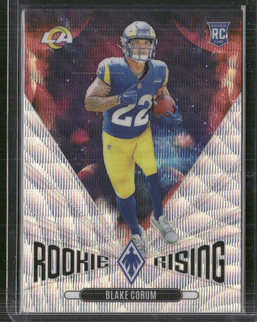 2024 Panini Phoenix #RR-BCM Blake Corum Rookie Rising Wave