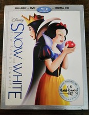 Disney Snow White and the Seven Dwarfs Blu-ray DVD Digital HD Signature G 2016