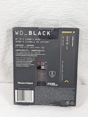 WD_BLACK - 1TB SN770 - NVMe Gen4 - M.2 2280 5150 MB/s Internal
