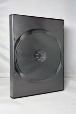 50 pack 14mm 3 Disc Triple CD DVD Black Case with Tray - BRAND NEW