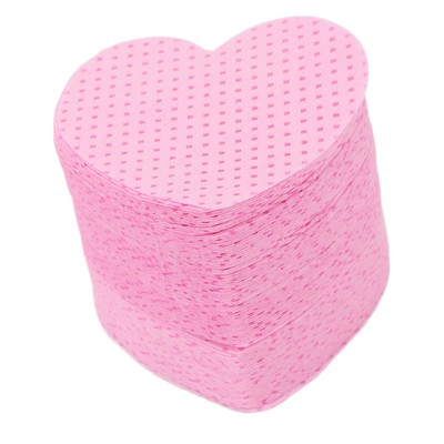 500PCS Lint Free Nail Wipes Cotton Nail Cleaning Pads Pink Lash Extensions K CUB