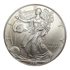 Bu Unc 1996 American Silver Eagle 1 oz .999 Fine Silver Coin Toned Key Date