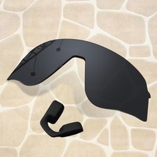 Black Replacement Lens  Thicker Size NosePad for Oakley Sutro Lite Sweep OO9465