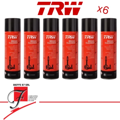 PULITORE FRENI DETERGENTE SPRAY UNIVERSALE 500 ML TRW PFC105CE (6 PEZZI)