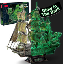 3D Flying Dutchman Adults Puzzle Haunted Pirate Ghost Ship Model Kit Luminous 