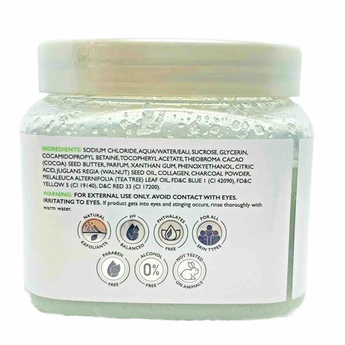 2 SPASCRIZIONI SCRUB CORPO DISINTOSSICANTE COLLAGENE ANTIETÀ CARBONE/TEATREE - Foto 5 di 9