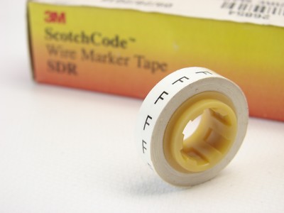 NEW 3M ScotchCode SDR-F Wire Marker Tape Refill Roll ''F'' (t64)