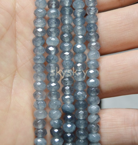 Lots 4x6mm Faceted Multicolor Gemstone Abacus Rondelle Loose Beads 15" Strand - Picture 21 of 71