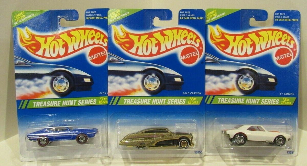 Hot Wheels 1995 Treasure Hunt J.C. Penney Set of 12 w/ '67 Camaro