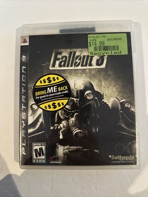 Fallout 3 (Sony PlayStation 3, 2008) PS3