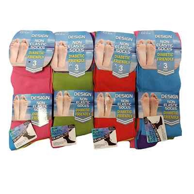  Nicht elastische Herrensocken diabetikerfreundlich geschwollene Knöchel locker weiches Oberteil Größe 6-11