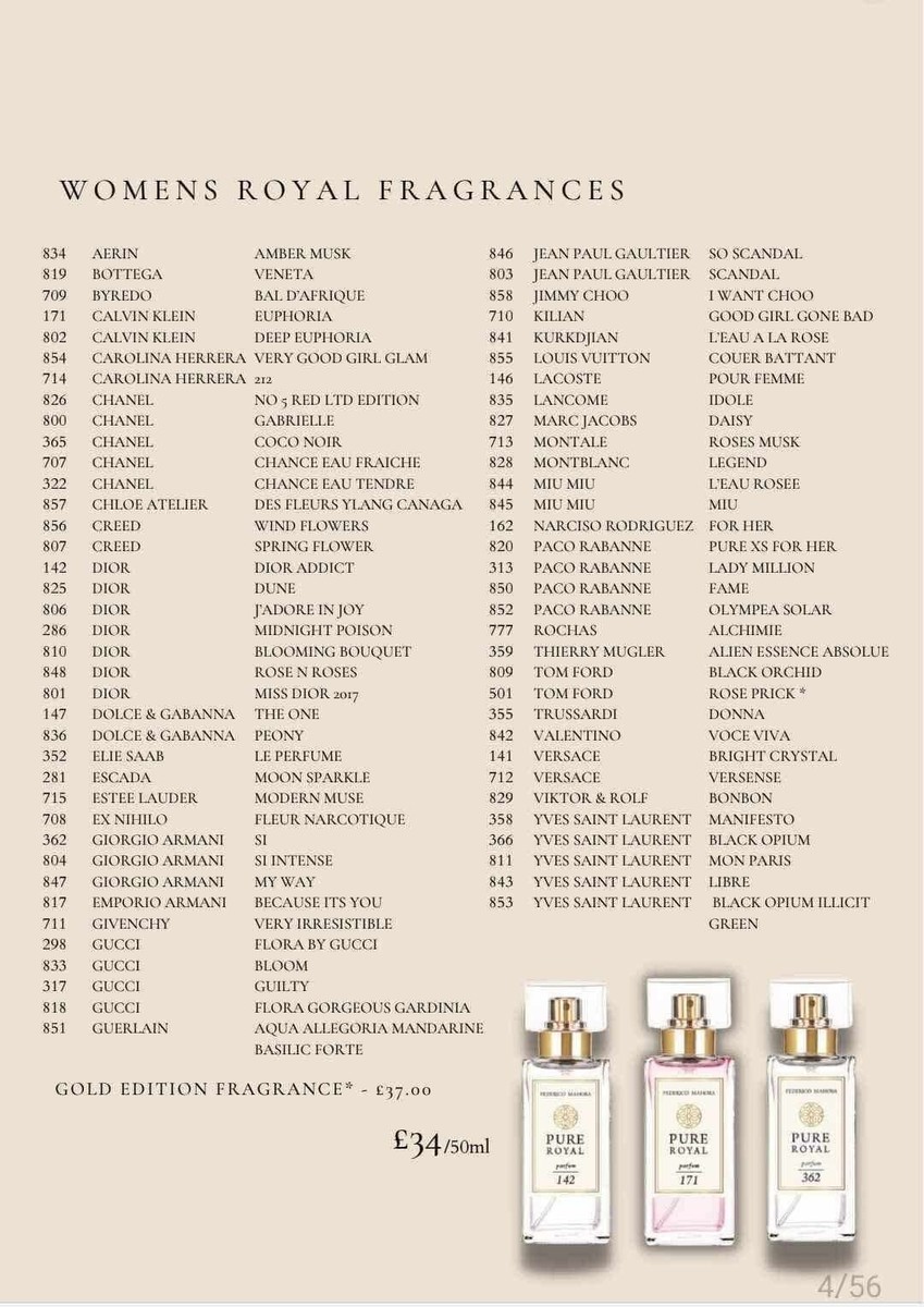 Mahora Fm World Pure Royal Fragrance List Fm Pure Royal Perfume Fm