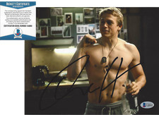 CHARLIE HUNNAM SIGNED 'PACIFIC RIM' 8x10 MOVIE PHOTO C PROOF BECKETT COA BAS
