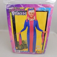 Medieval Princess Girls Renaissance Costume Halloween Dress Up 4/6 Small