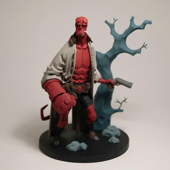 Fariboles Hellboy 1/8 Scale Painted Statue Resin Model
