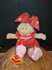 RARE 1986 Blonde Hair Blue Eyes Tongue Out Cabbage Patch Kid Clown Polka Dot...