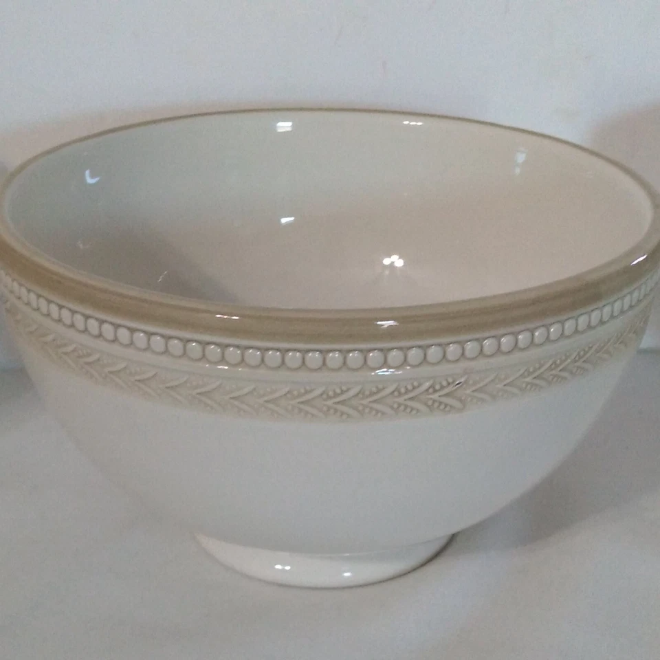 Conjunto de 2 tigelas de macarrão Williams Sonoma bege/marfim  - Imagem 2 de 4