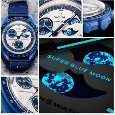 Swatch x Omega Moonswatch Mission To The Super Blue Moon Swatch x Omega Moonswatch Mission To The Super Blue Moon
