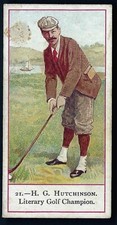 COPE - COPES GOLFERS - #21 H G HUTCHINSON, LITERARY GOLF CHAMPION