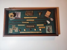 Golf History Shadow Box Display Case, Removable Glass Front, With Original Tag